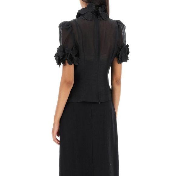 Zimmermann 'Luminosity' Top With Floral Appliques - Picture 3 of 4